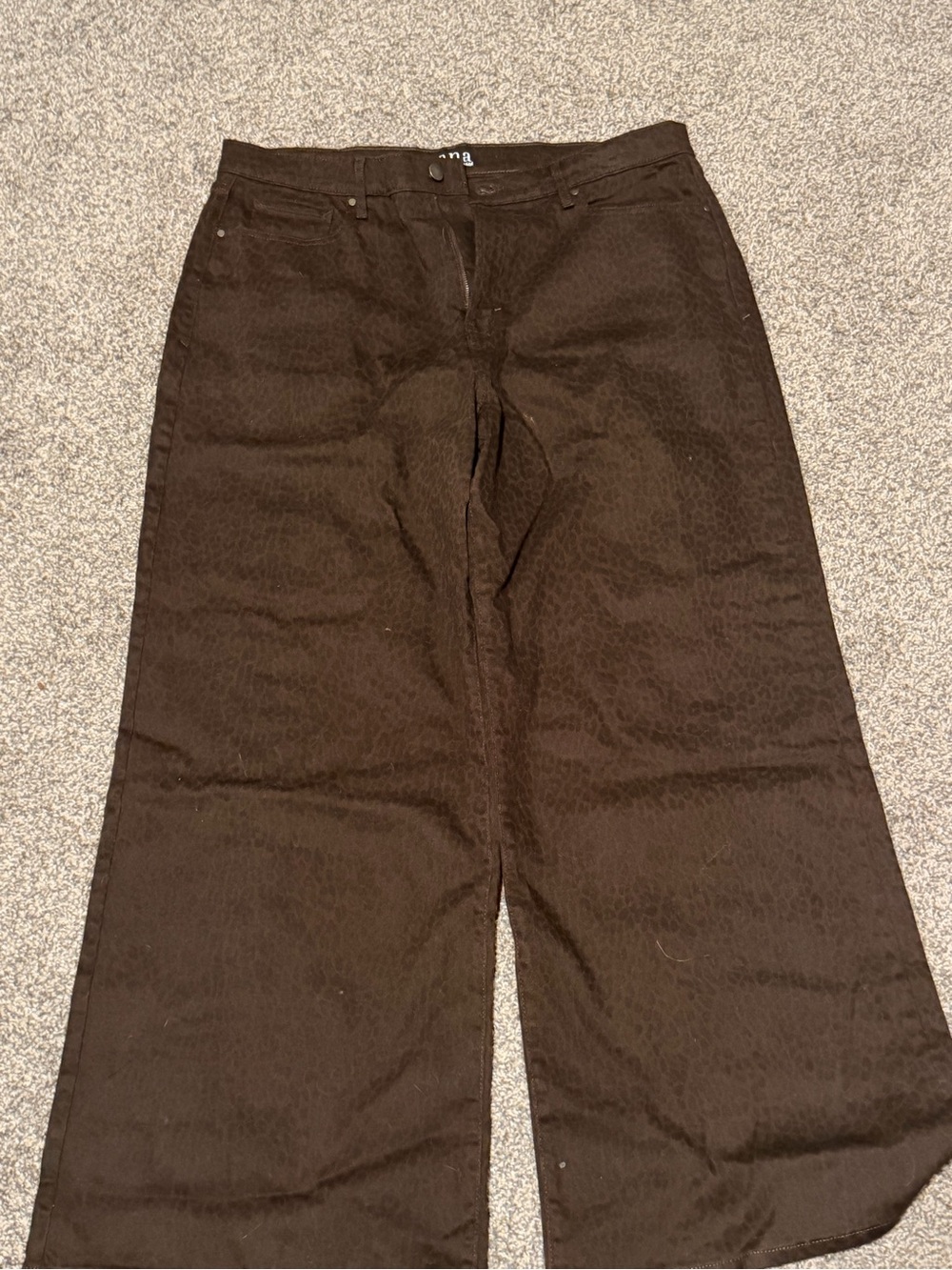 a.n.a Women's Wide-Leg Jeans in Dark Brown